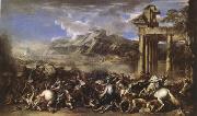 Salvator Rosa A Herois Battle (mk05) France oil painting reproduction